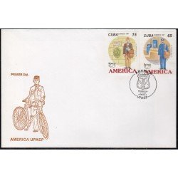 Upaep Cuba 3673/74 1997 Cartero del SXIX y XX SPD FDC Sobre Primer Día Upaep Cuba 3673/74 1997 Cartero del SXIX y XX SPD FDC Sobre Primer Día