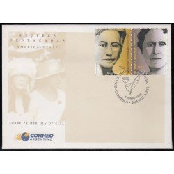 Upaep Argentina 2088/89 1998 Rosario Vera SPD FDC Sobre Primer Día Upaep Argentina 2088/89 1998 Rosario Vera SPD FDC Sobre Primer Día
