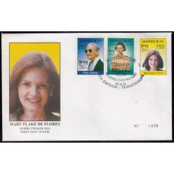 Upaep Honduras 968/70 1998 Pilar Clementina Mary Flake SPD FDC Sobre Primer Día Upaep Honduras 968/70 1998 Pilar Clementina Mary Flake SPD FDC Sobre Primer Día