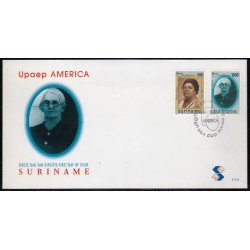 Upaep Suriname 1497/98 1998 Seophie Redmon Grace Ruth SPD FDC Sobre Primer Día Upaep Suriname 1497/98 1998 Seophie Redmon Grace Ruth SPD FDC Sobre Primer Día
