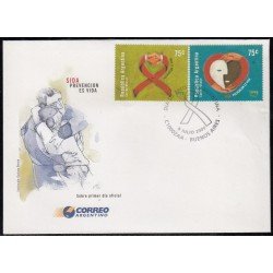 Upaep Argentina 2178/79 2000 Corazón de dos caras SPD FDC Sobre Primer Día Upaep Argentina 2178/79 2000 Corazón de dos caras SPD FDC Sobre Primer Día
