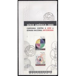 Upaep Brasil 110 2000 Pareja Lazo Rojo SPD FDC Sobre Primer Día Upaep Brasil 110 2000 Pareja Lazo Rojo SPD FDC Sobre Primer Día