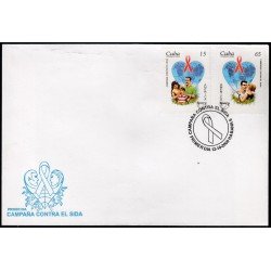 Upaep Cuba 3902/03 2000 Familia, globo terráqueo SPD FDC Sobre Primer Día Upaep Cuba 3902/03 2000 Familia, globo terráqueo SPD FDC Sobre Primer Día