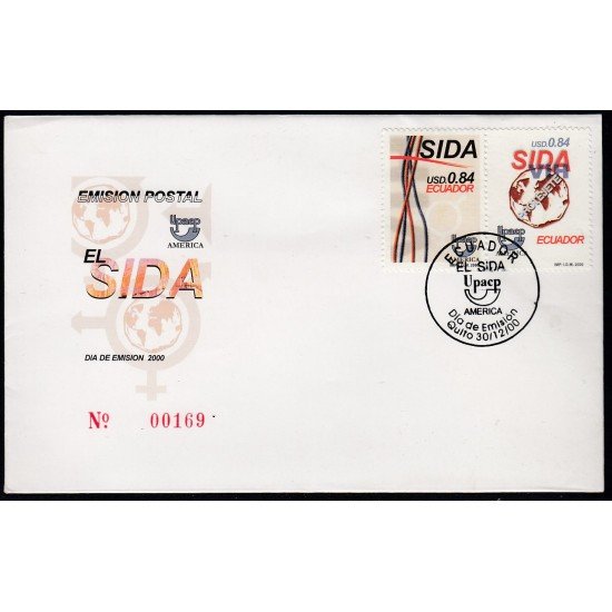 Upaep Ecuador 1532/33 2000 Composición Protéjete SPD FDC Sobre Primer Día Upaep Ecuador 1532/33 2000 Composición Protéjete SPD FDC Sobre Primer Día