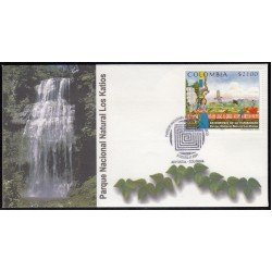 Upaep Colombia 1149 2001 Parque Nacional Natural Katios SPD FDC Sobre Primer Día Upaep Colombia 1149 2001 Parque Nacional Natural Katios SPD FDC Sobre Primer Día