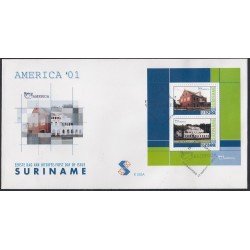 Upaep Suriname HB 88 2001 Diócesis SPD FDC Sobre Primer Día Upaep Suriname HB 88 2001 Diócesis SPD FDC Sobre Primer Día