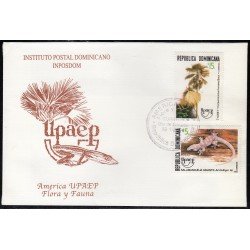 Upaep Rep. Dominicana 1492/93 2003 Aristelliger SPD FDC Sobre Primer Día Upaep Rep. Dominicana 1492/93 2003 Aristelliger SPD FDC Sobre Primer Día