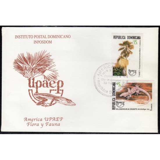 Upaep Rep. Dominicana 1492/93 2003 Aristelliger SPD FDC Sobre Primer Día Upaep Rep. Dominicana 1492/93 2003 Aristelliger SPD FDC Sobre Primer Día