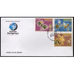 Upaep Paraguay 2890/92 2003 Cordia Bulnesia Chorisia SPD FDC Sobre Primer Día Upaep Paraguay 2890/92 2003 Cordia Bulnesia Chorisia SPD FDC Sobre Primer Día