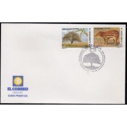 Upaep Uruguay 2124/25 2003 Prosopis affinis Agouti paca SPD FDC Sobre Primer Día Upaep Uruguay 2124/25 2003 Prosopis affinis Agouti paca SPD FDC Sobre Primer Día