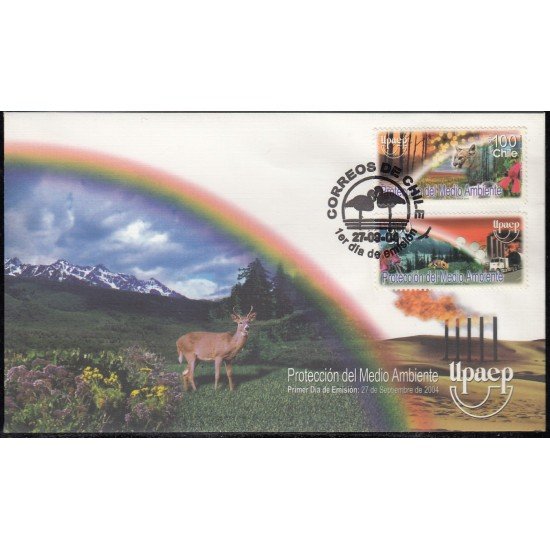 Upaep Chile 1672/73 2004 Composición SPD FDC Sobre Primer Día Upaep Chile 1672/73 2004 Composición SPD FDC Sobre Primer Día
