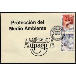 Upaep Rep. Dominicana 1501/02 2005 Medio ambiente SPD FDC Sobre Primer Día Upaep Rep. Dominicana 1501/02 2005 Medio ambiente SPD FDC Sobre Primer Día