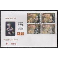 Upaep Ecuador 1903/06 2005 Arte precolombino Guayasamín SPD FDC Sobre Primer Día