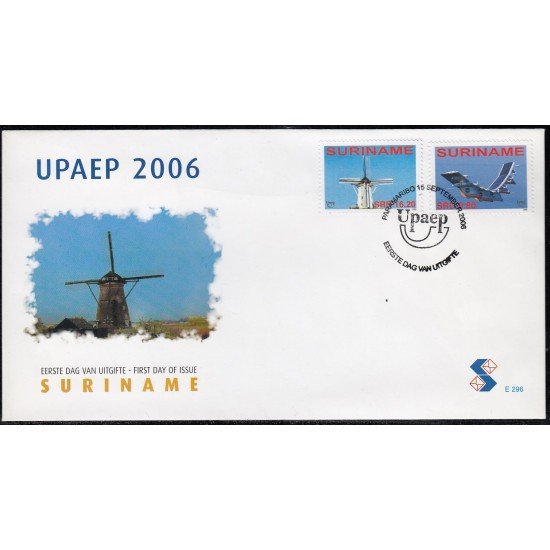 Upaep Suriname 1828/29 2006 Ahorro de energía SPD FDC Sobre Primer Día Upaep Suriname 1828/29 2006 Ahorro de energía SPD FDC Sobre Primer Día