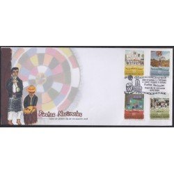 Upaep Guatemala 599/602 2008 Son Marimba SPD FDC Sobre Primer Día Upaep Guatemala 599/602 2008 Son Marimba SPD FDC Sobre Primer Día