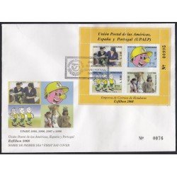 Upaep Honduras HB 88 2008 Fiestas Nacionales SPD FDC Sobre Primer Día Upaep Honduras HB 88 2008 Fiestas Nacionales SPD FDC Sobre Primer Día