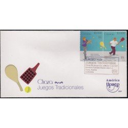 Upaep Colombia 1501/02 2009 Chaza con bombo tabla mano SPD FDC Sobre Primer Día Upaep Colombia 1501/02 2009 Chaza con bombo tabla mano SPD FDC Sobre Primer Día