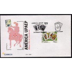 Upaep España 4513 2009 La baraja española SPD FDC Sobre Primer Día Upaep España 4513 2009 La baraja española SPD FDC Sobre Primer Día