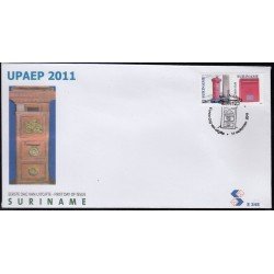 Upaep Suriname 2011 Buzones SPD FDC Sobre Primer Día Upaep Suriname 2011 Buzones SPD FDC Sobre Primer Día