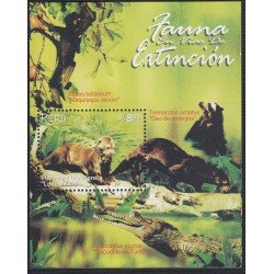 Perú Hojita block 19 2002 Fauna en vías de extinción MNH Perú Hojita block 19 2002 Fauna en vías de extinción MNH