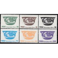 Perú 640/45 1978 Huaco Cultura Nazca MNH Perú 640/45 1978 Huaco Cultura Nazca MNH