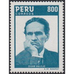 Perú 818 1986 Cesar Vallejo Usado