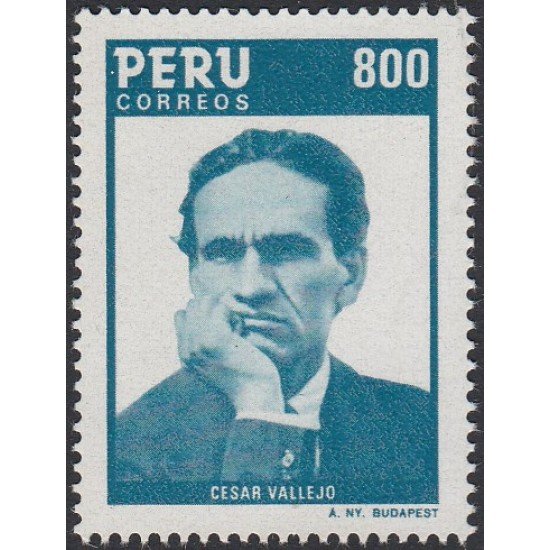 Perú 818 1986 Cesar Vallejo Usado