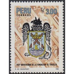 Perú 819 1986 450 Aniversario de la Fundación de Trujillo MNH
