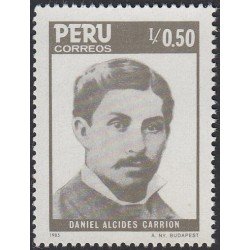 Perú 826 1986 Daniel Alcides Carrión MNH