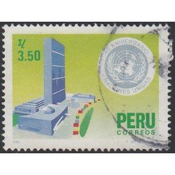 Perú 830 1986 40 Aniversario de Naciones Unidas Usado