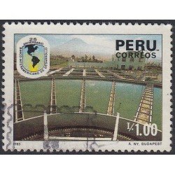 Perú 837 1986 25 Aniversario Banco interamericano de Desarrollo Usado