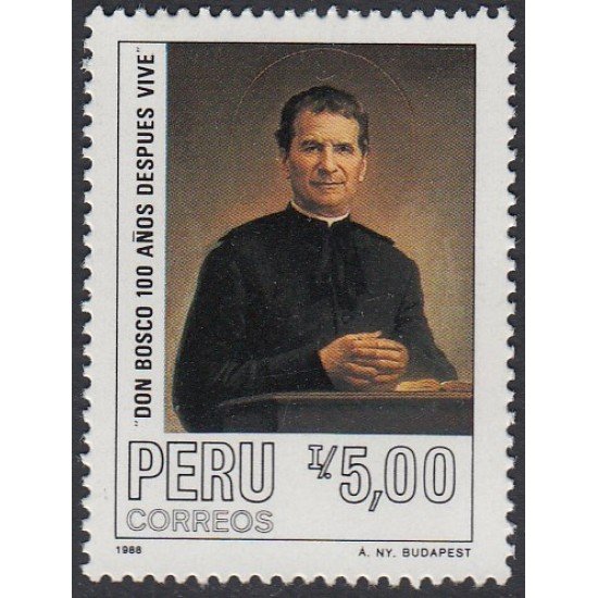 Perú 879 1988 Don San Juan Bosco MNH