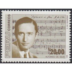 Perú 888 1988 Alfonso de Silva MNH