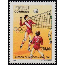 Perú 890 1988 Juegos Olímpicos Olympic games Voleyball MNH