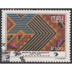Perú 896 1989 Banco de Crédito del Perú Centenario Usado