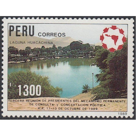 Perú 906 1989 Laguna Huacachina MNH