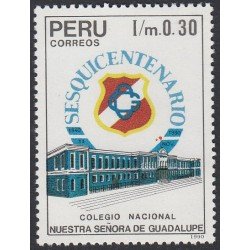 Perú 961 1992 150 Colegio Nacional Nuestra Señora de Guadalupe MNH