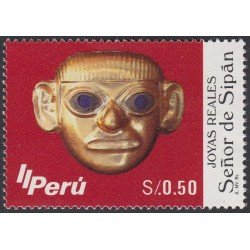 Perú 993 1993 Joyas reales Señor de Sipan MNH