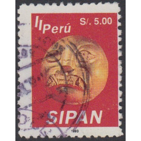 Perú 1022 1994 Joyas reales del señor de Sipan Usado Perú 1022 1994 Joyas reales del señor de Sipan Usado