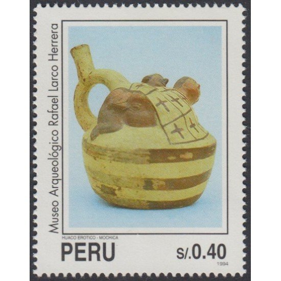 Perú 1032 1995 25 Museo Arqueológico Rafael Larco Herrera Huaco Erótico MNH