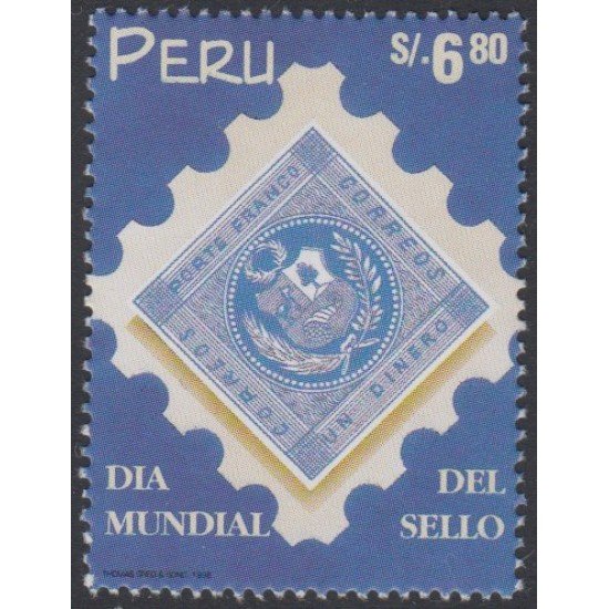 Perú 1147 1998 Día Internacional del sello MNH