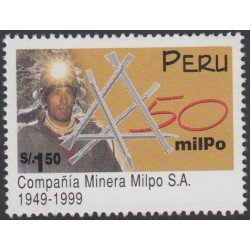 Perú 1166 1999 50 Aniversario de la compañía minera MILPO MNH