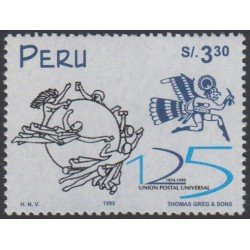 Perú 1213 1999 25 Aniversario de la  Unión Postal Universal UPU MNH