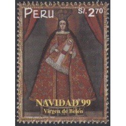 Perú 1219 1999 Virgen de Belén Navidad cristhmas  MNH