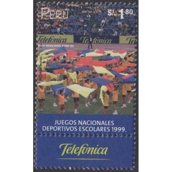 Perú 1229 2000 Juegos Nacionales Deportivos Escolares MNH