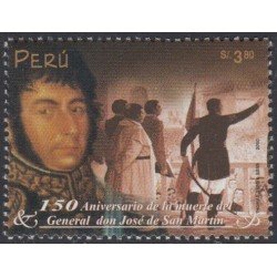Perú 1237 2000 150 aniversario de la muerte de Don José de San Martín MNH