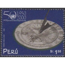 Perú 1241 2000 Organización meteorológica mundial MNH