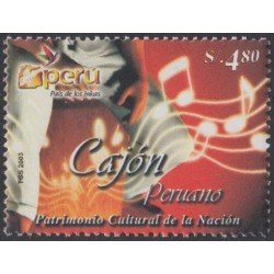 Perú 1351 2003 Cajón Peruano Patrimonio Nacional de la Nación MNH