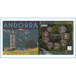 Andorra 2016 Cartera Oficial Euros € Valores de Andorra Tirada 35.000