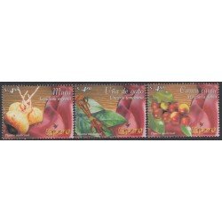 Perú 1416/18 2004 Flora Plantas Medicinales MNH